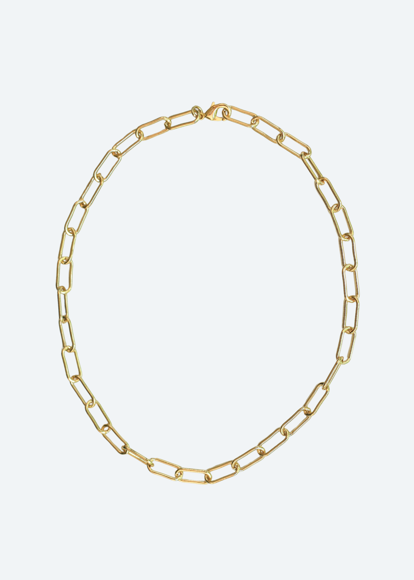 Large Paperclip Chain Necklace