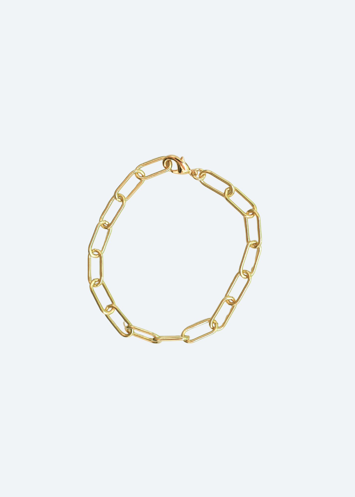 Large Paperclip Chain Bracelet