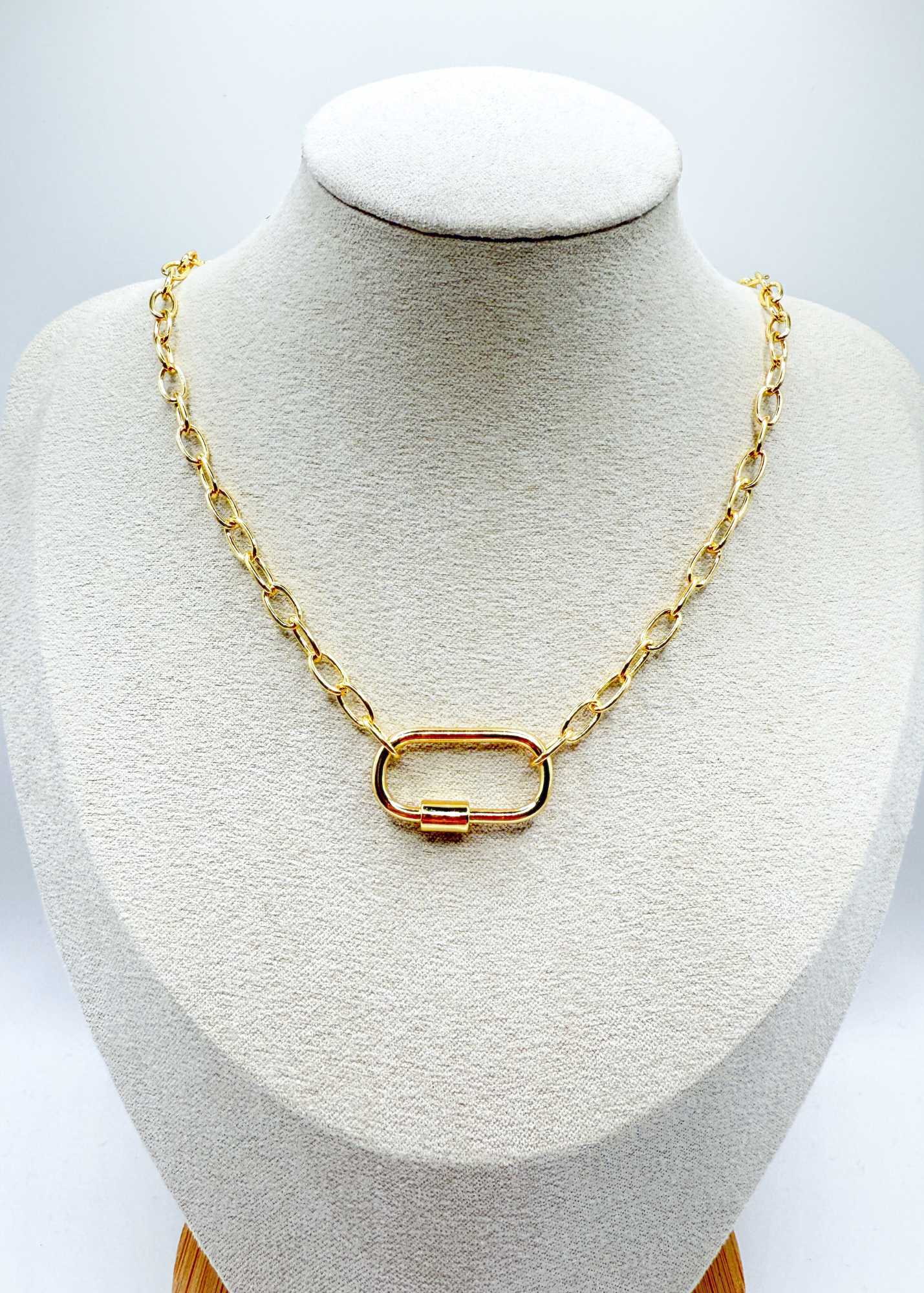 Carabiner Custom Charm Necklace