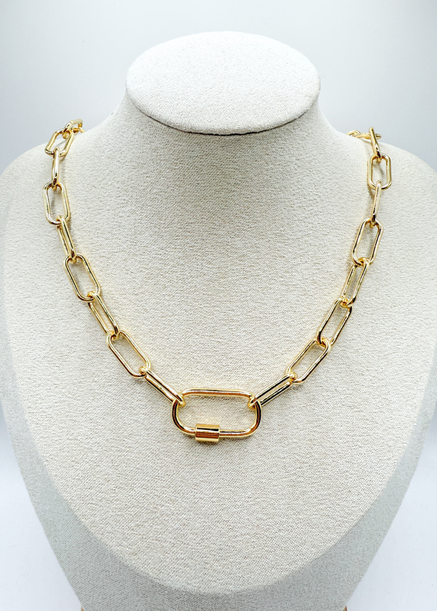 Carabiner Custom Charm Necklace