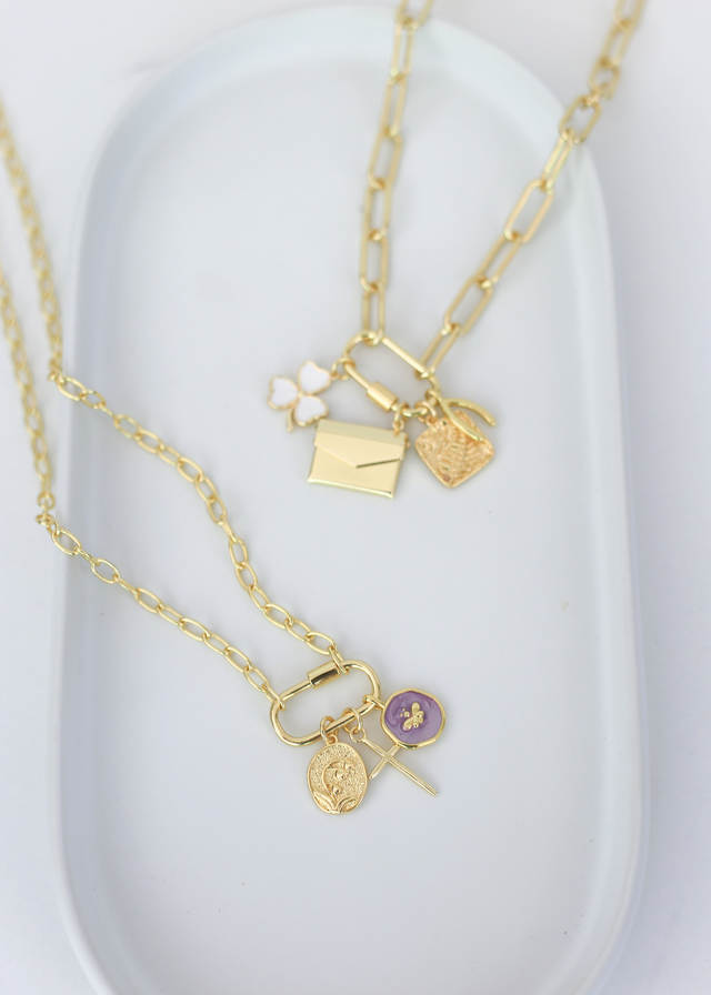 Carabiner Custom Charm Necklace