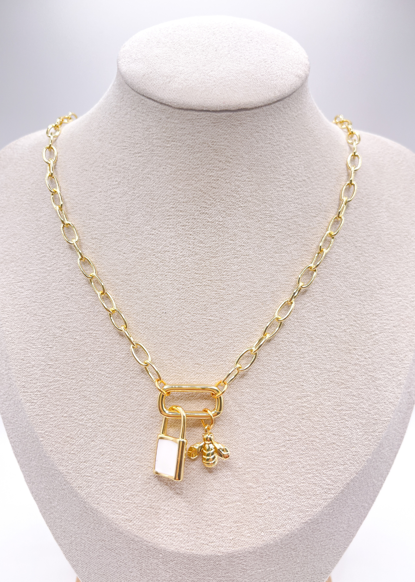 Carabiner Custom Charm Necklace