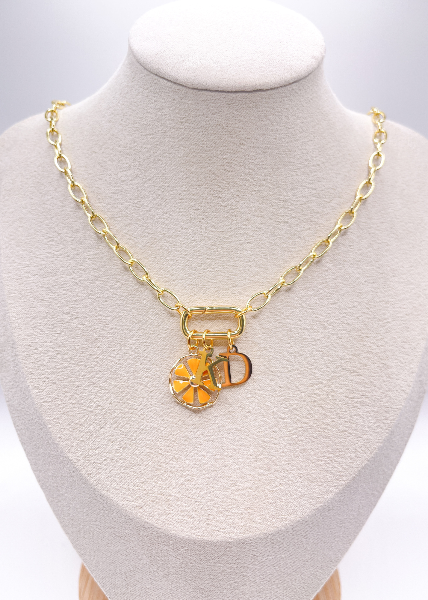 Carabiner Custom Charm Necklace