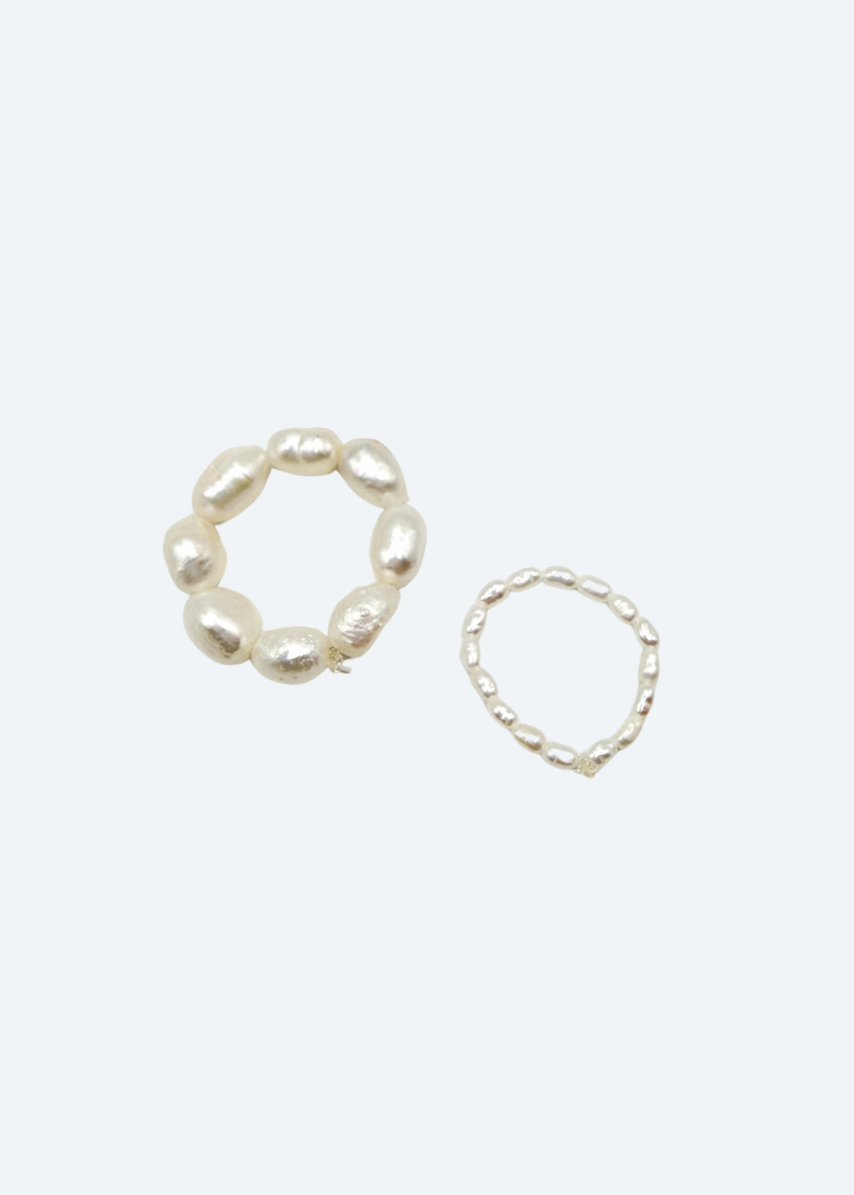 The Halo - Pearl Rings
