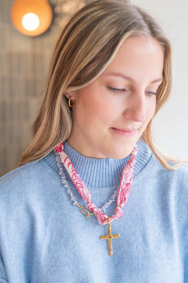 Custom Scarf Necklaces