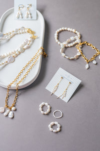 The Halo - Pearl Rings