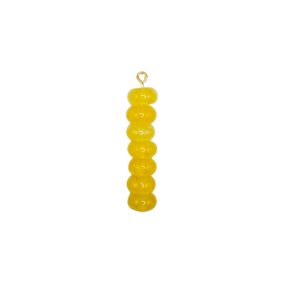 Yellow Bead Charm