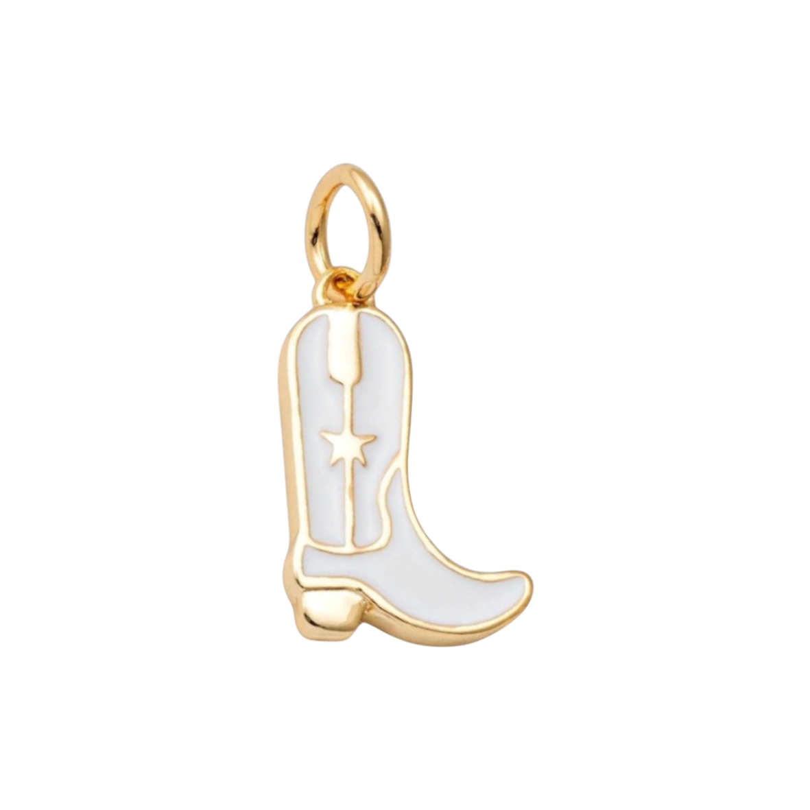 White Cowboy Boot